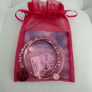 Alex and Ani Silver Path of Life Charm Bracelet Set